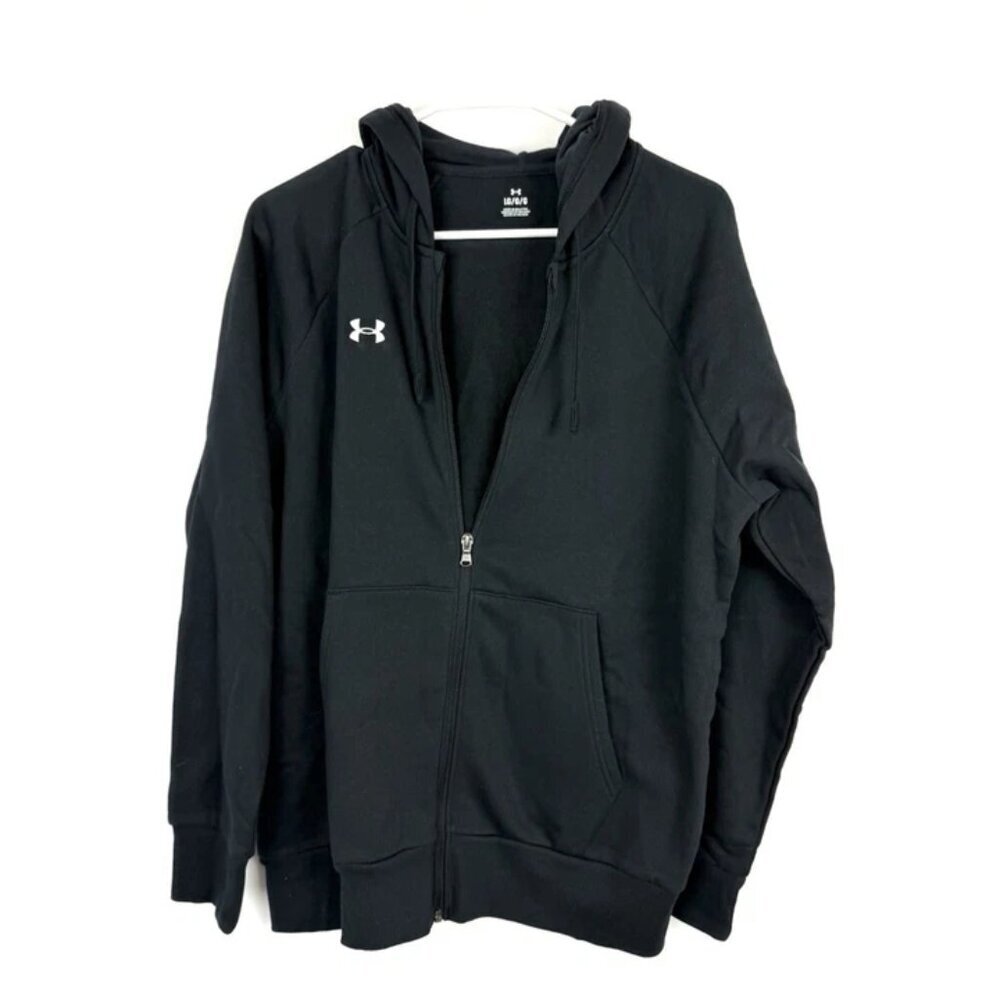 Under Armour Women’s Black Zip Up Light Weight Jacket Size L